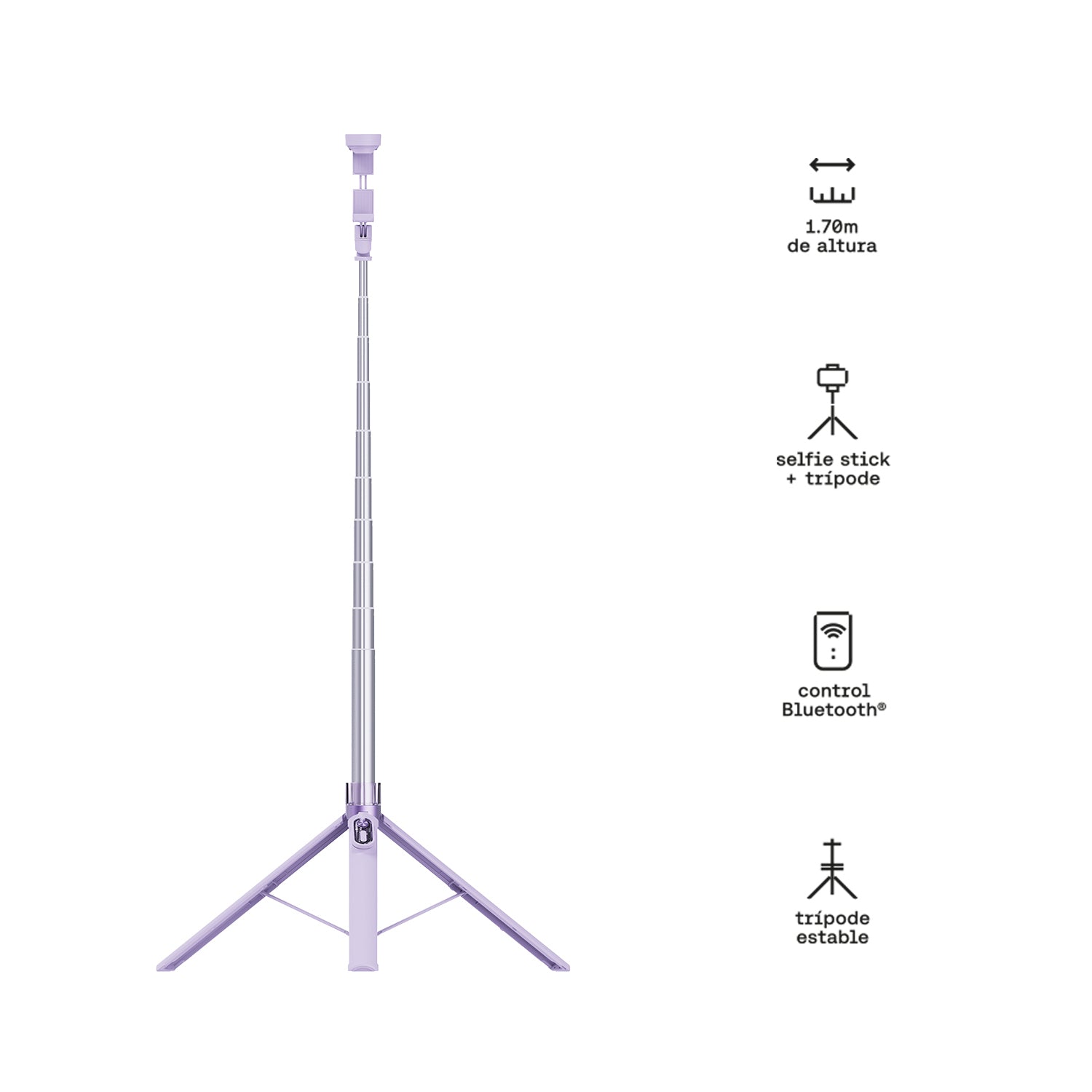Trípode viral de 1.70mts de altura Vlogix-101M