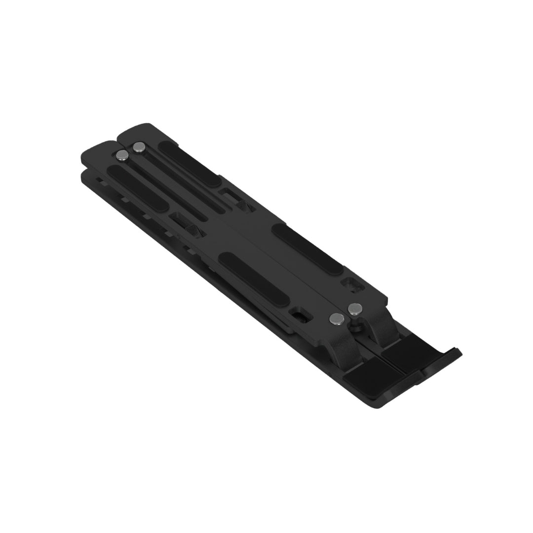 Soporte de laptop plegable de aluminio negro 6 niveles inclinacion Kuzler