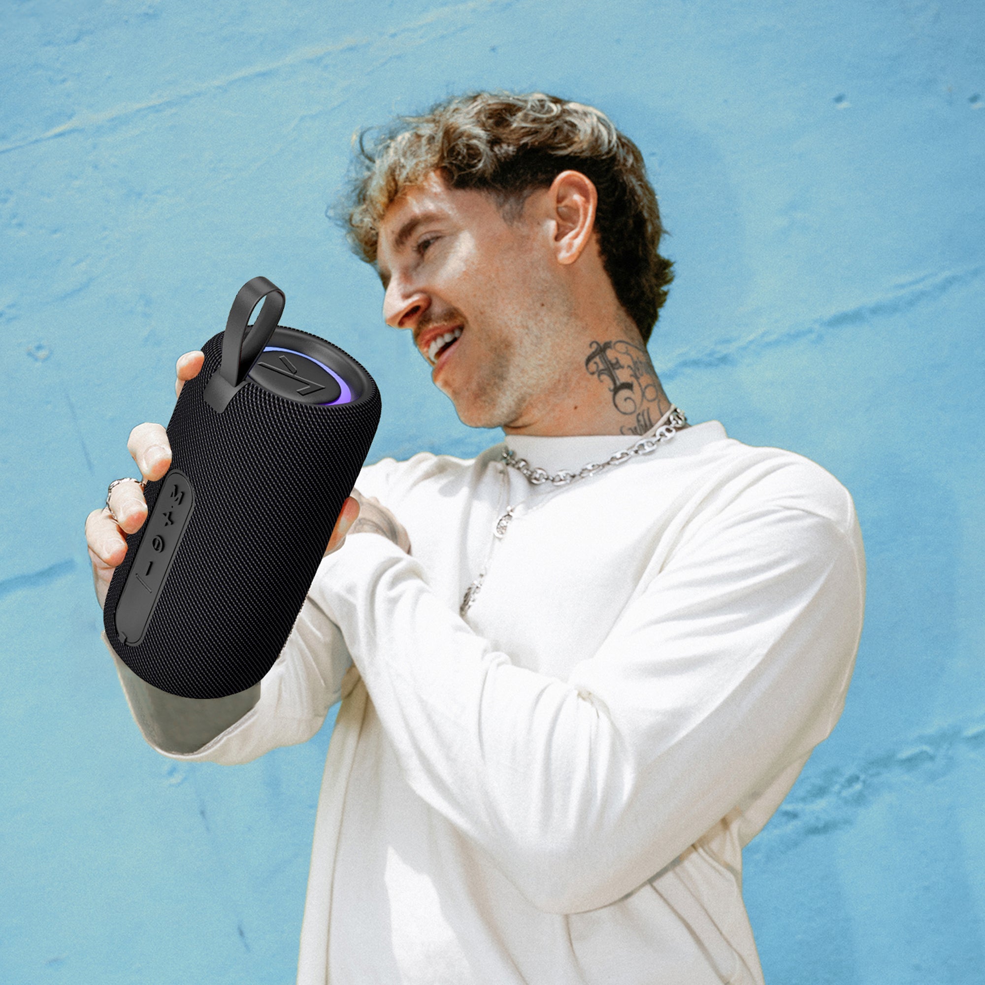 Parlante Bluetooth ECHOBOOM-L1 20W con Luces RGB