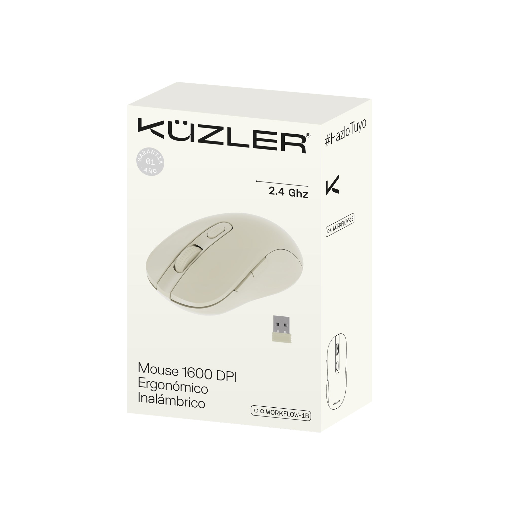 Mouse Ergonómico Compatible con Windows y macOS WORKFLOW-1B