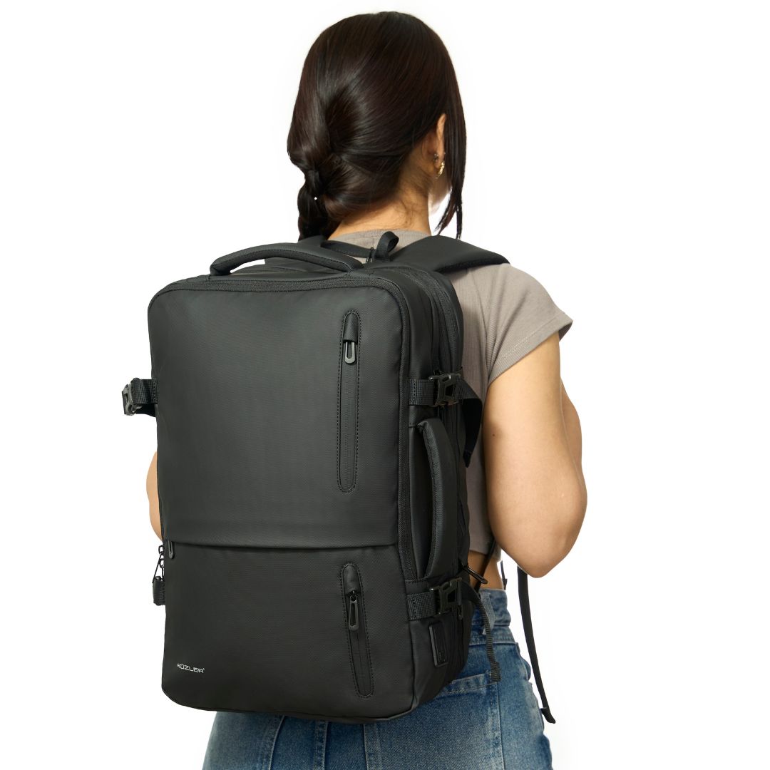 Mochila Premium viaje laptop 15.6" expandible con conector USB