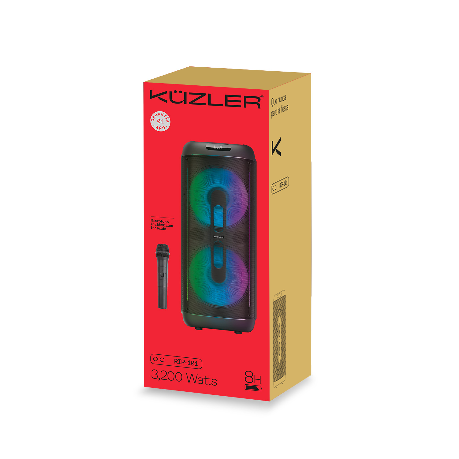 Parlante Karaoke 8 horas 3200W RIP-101
