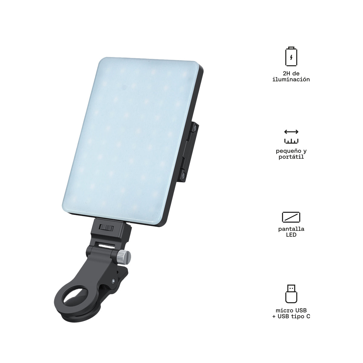 Luz Led Selfie Para Celular Alta Potencia Kuzler Licht-101