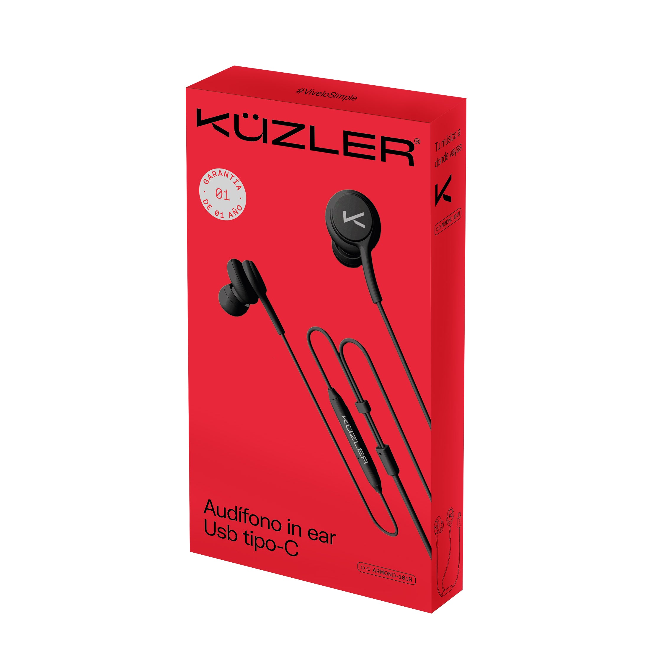 Audífonos In-ear con Conector USB-C premium Armond-101N