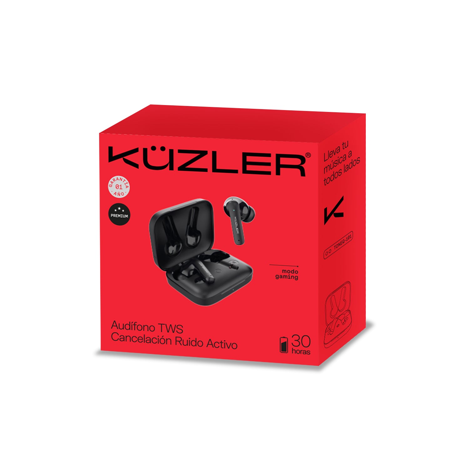 Audífonos Cancelación ruido activo 30 horas TONEQ-101