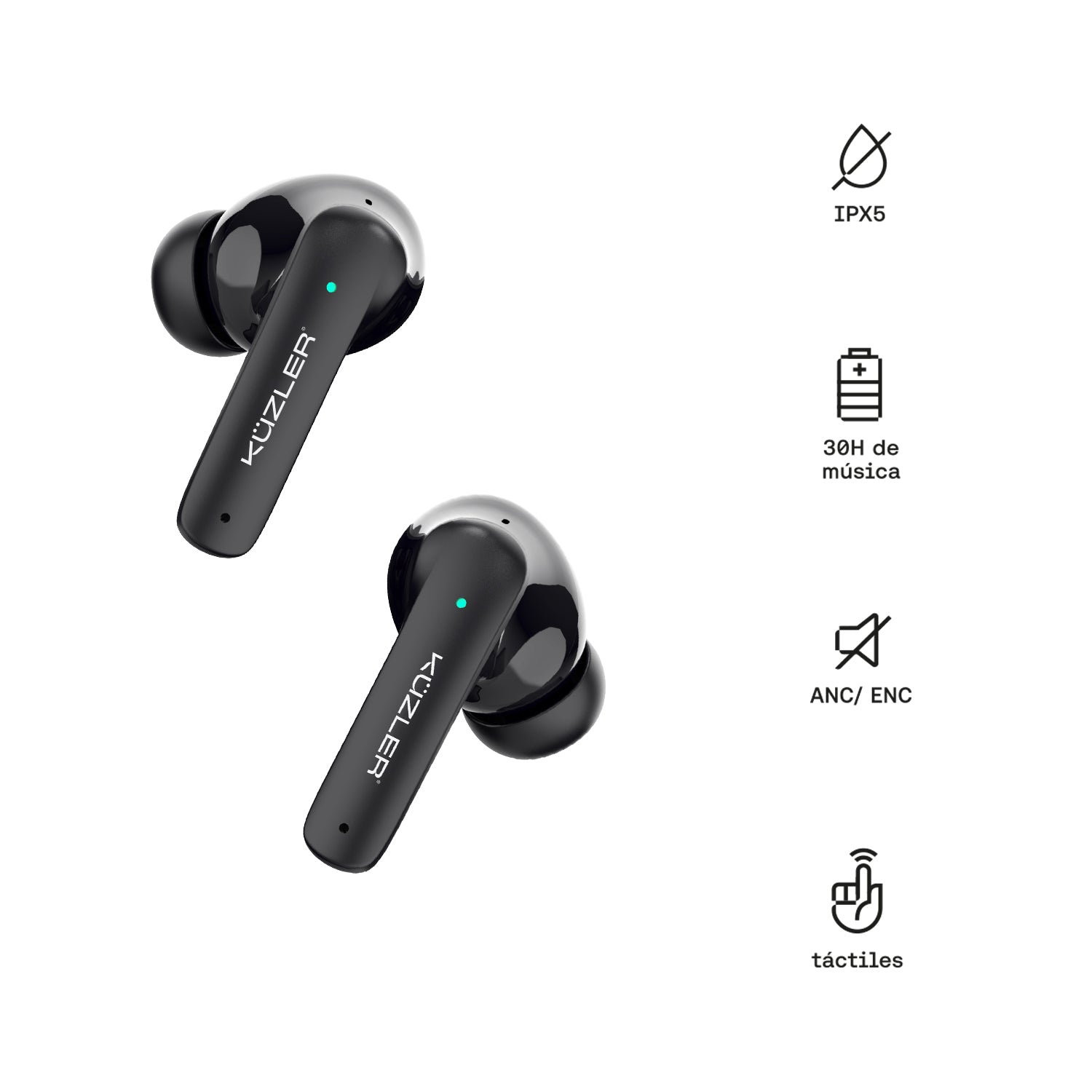 Audífonos Cancelación ruido activo 30 horas TONEQ-101