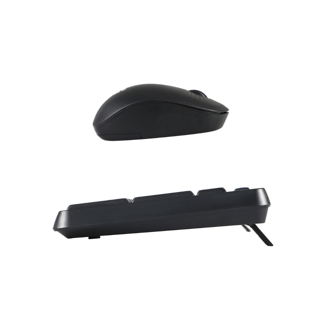 Combo Inalámbrico Teclado y Mouse: Conexión 2.4GHz, Resistente Ambidiestro Kuzler