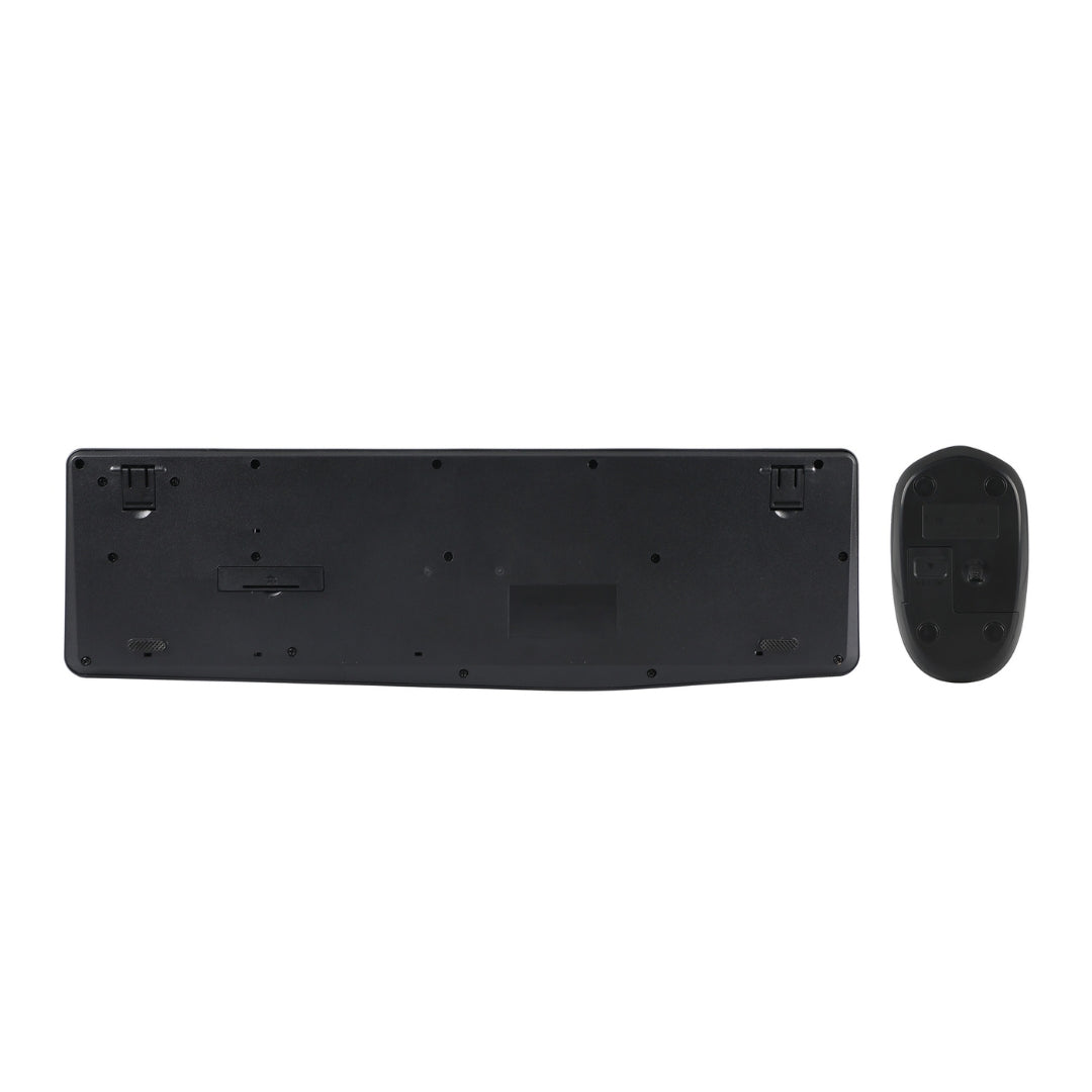 Combo Inalámbrico Teclado y Mouse: Conexión 2.4GHz, Resistente Ambidiestro Kuzler