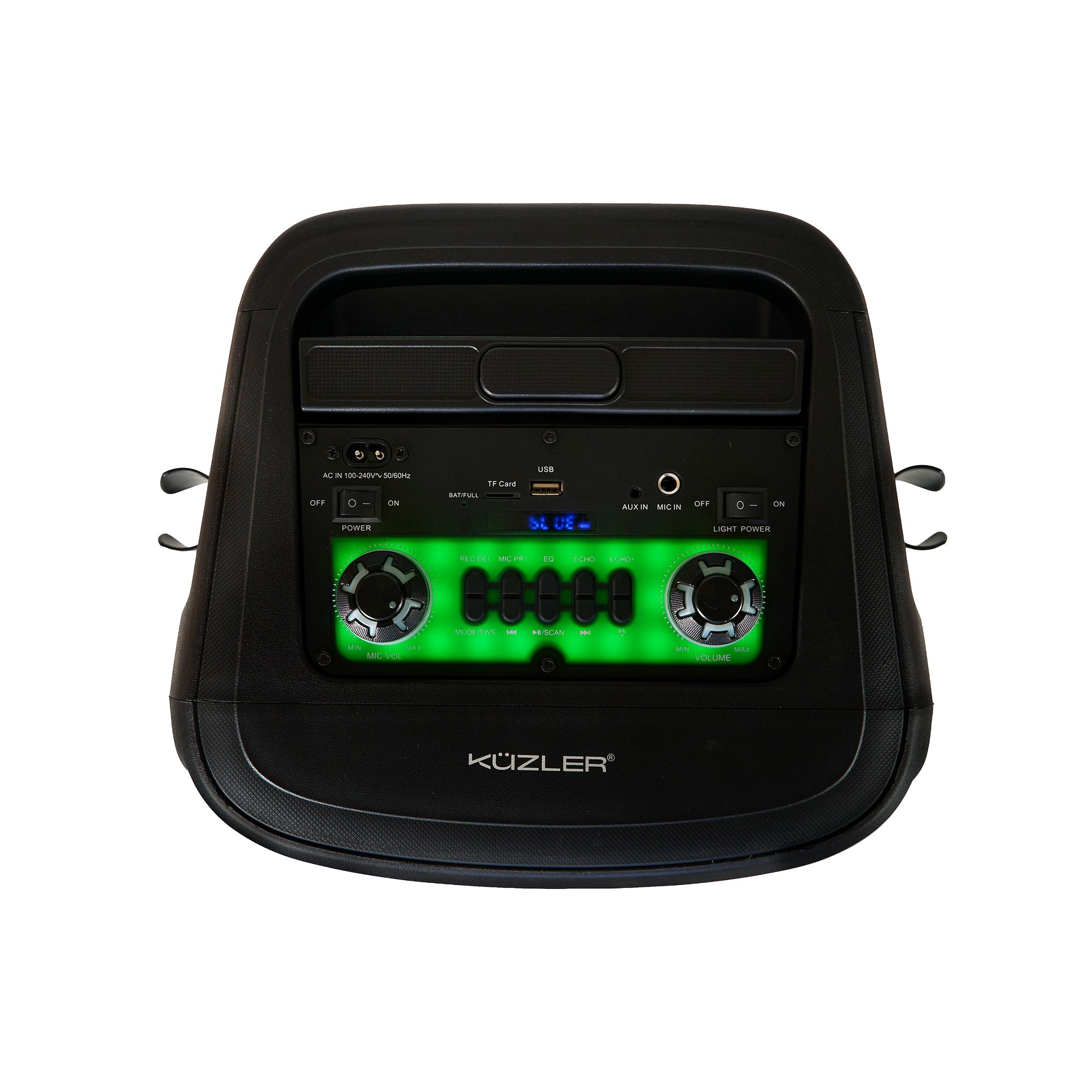 Parlante KUZLER Karaoke con Micrófono Incluido 1000W FREQON-101