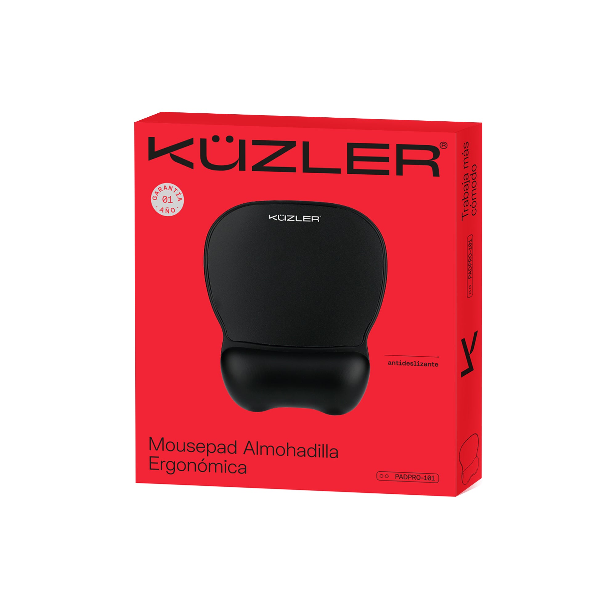 Mousepad ergonómico con almohadilla gel PADPRO-101