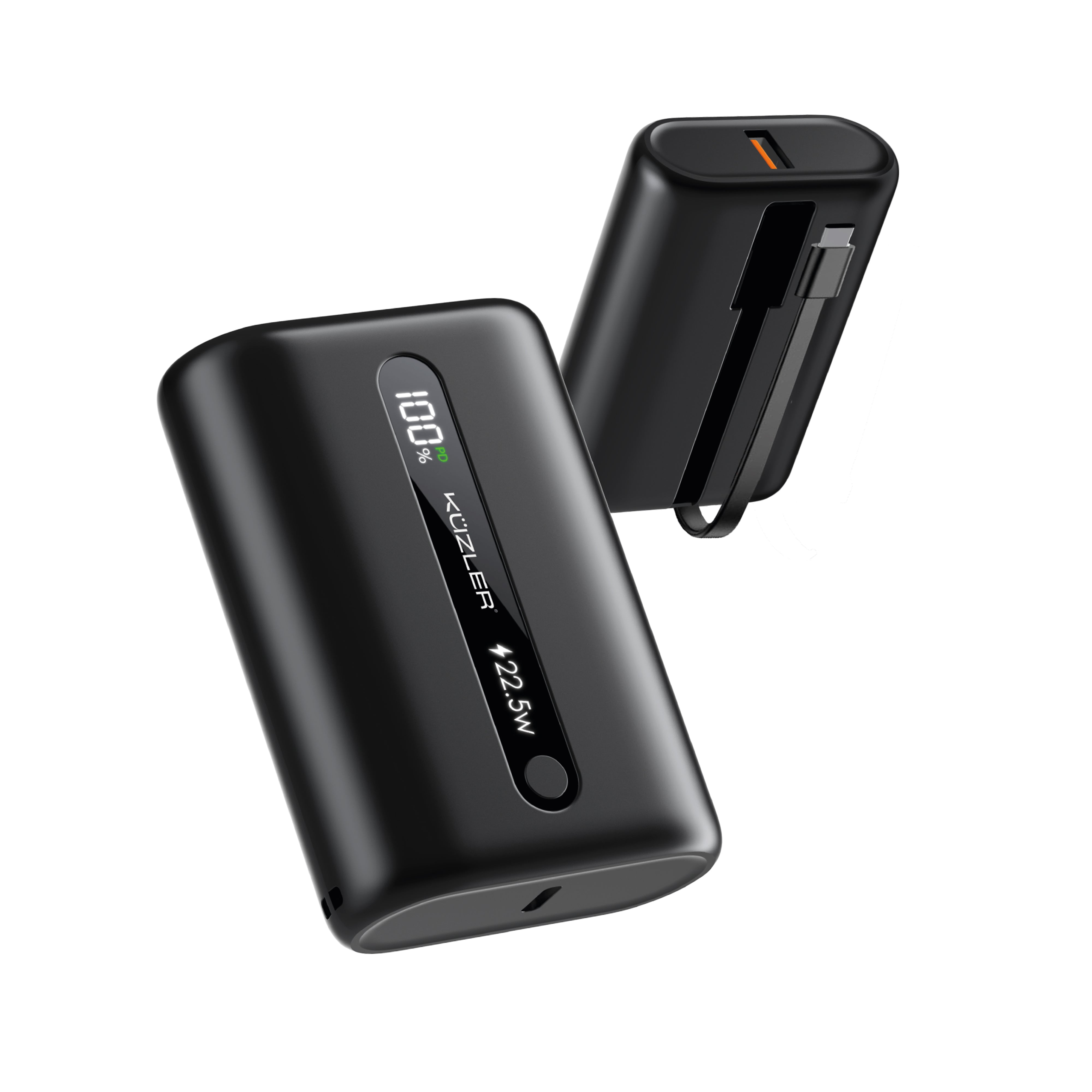 Mini Powerbank 10,000 mah carga super rápida 22,5W Cable Tipo C incluido