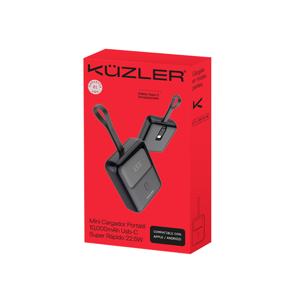 MINI POWERBANK DE 10,000MAH 22.5W ZENTIQ-101